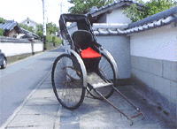中原さんの大正時代の人力車